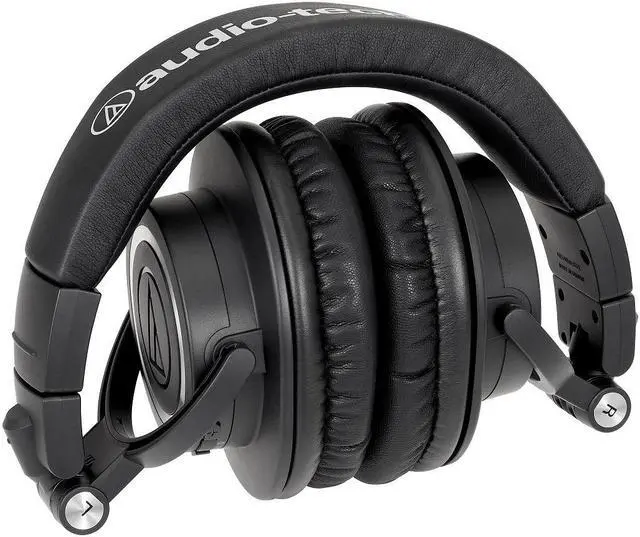 Alt view image 8 of 20 - Audio Technica ATH-M50xBT2 Wireless Over-Ear Headphones - Black