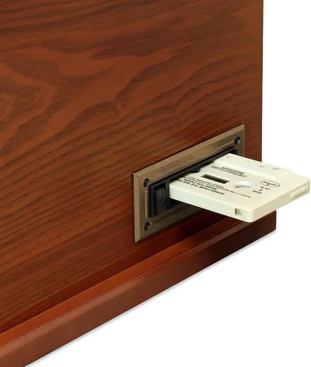 Alt view image 8 of 8 - Victrola 7-in-1 Bluetooth Record Player with USB Recording Mahogany