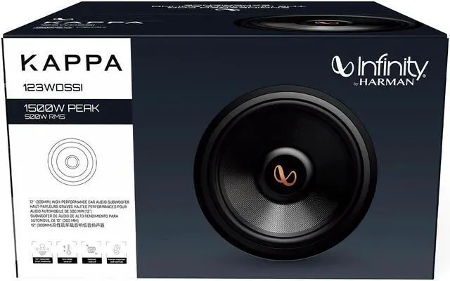 Alt view image 3 of 5 - Infinity Kappa 123WDSSI 12" (300mm) High-Performance Car Audio Subwoofer - Each