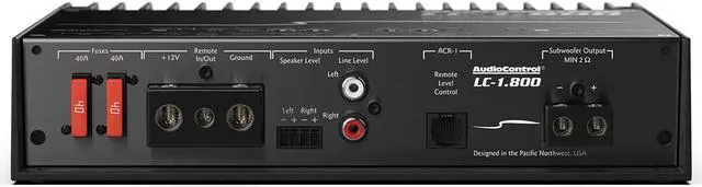 Alt view image 14 of 20 - AudioControl LC-1.800 High-Power Mono Subwoofer Amplifier with Accubass