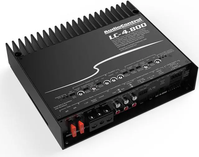 Alt view image 12 of 20 - AudioControl LC-4.800 High-Power Multi-Channel Amplifier with Accubass