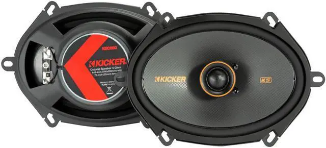 Alt view image 2 of 10 - Kicker Ex5.2 5.25" Car Audio Component Speakers w/ Tweeters & Crossovers