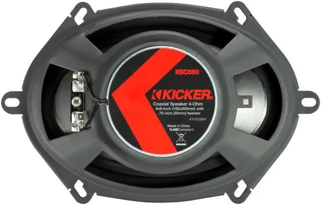 Alt view image 6 of 10 - Kicker Ex5.2 5.25" Car Audio Component Speakers w/ Tweeters & Crossovers