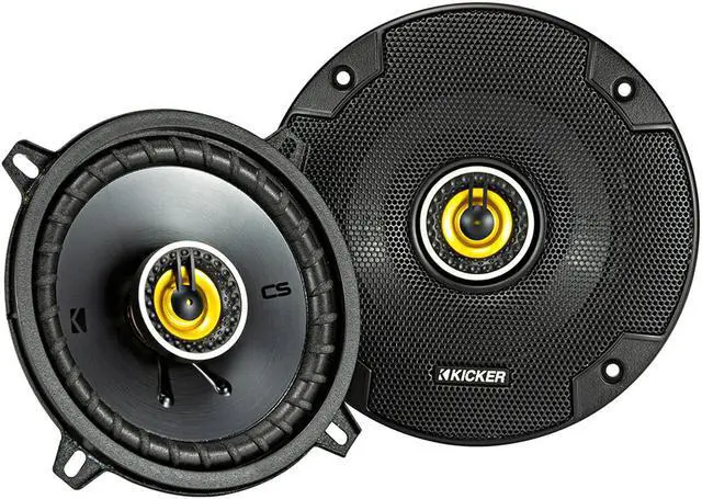 Alt view image 2 of 12 - KICKER CS Series CSC5 5.25-Inch Car Audio Speaker with Woofers, Yellow (2 Pack)