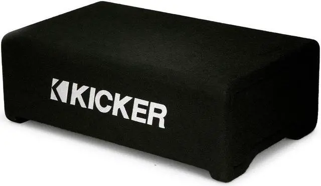 Alt view image 2 of 6 - Kicker 48CDF124 Comp 12" Down-Firing Loaded Subwoofer Enclosure
