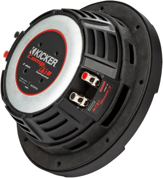 Alt view image 10 of 11 - KICKER CompRT 8"(20cm) Subwoofer, DVC, 2-ohm, RoHS Compliant