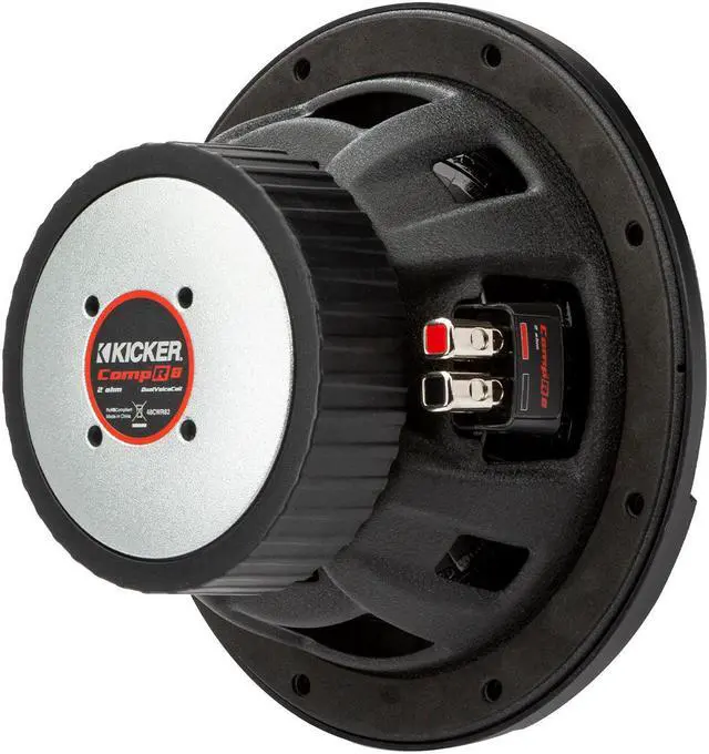 Alt view image 8 of 17 - KICKER CompR 8"(20cm) Subwoofer, DVC, 2-ohm, RoHS Compliant