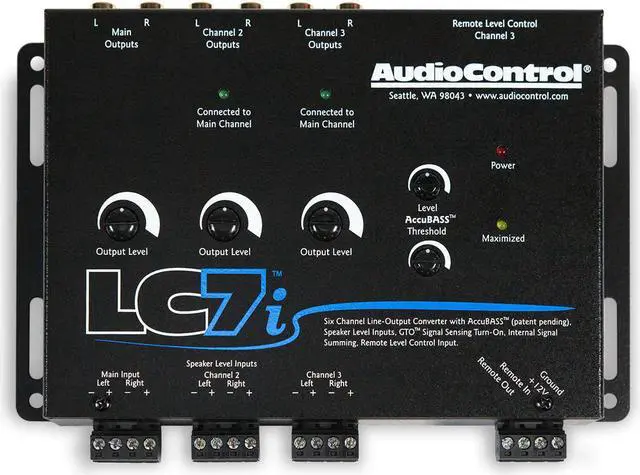 Alt view image 11 of 16 - AudioControl LC7iBlack
