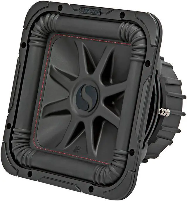 Alt view image 4 of 14 - Kicker 46L7T124 12" Solo-Baric L7T Shallow-Mount Dual 4-Ohm Voice Coil Subwoofer