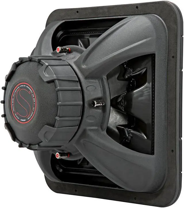 Alt view image 2 of 14 - Kicker 46L7T124 12" Solo-Baric L7T Shallow-Mount Dual 4-Ohm Voice Coil Subwoofer