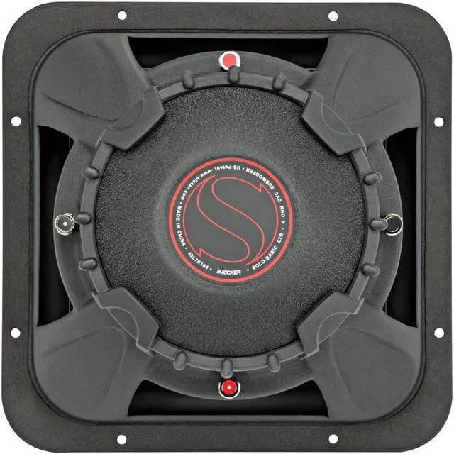 Alt view image 6 of 14 - Kicker 46L7T124 12" Solo-Baric L7T Shallow-Mount Dual 4-Ohm Voice Coil Subwoofer