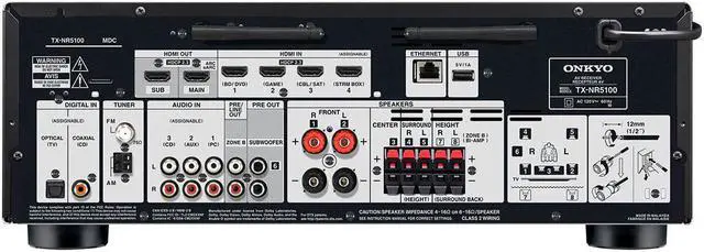 Alt view image 12 of 19 - Onkyo TX-NR5100 7.2-Channel 8K AV Receiver