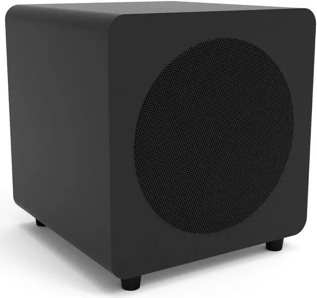 Alt view image 10 of 19 - Kanto SUB8 8-inch Sealed Powered Subwoofer, Matte Black