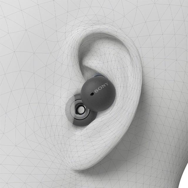 Alt view image 13 of 20 - Sony WFL900-GRAY LinkBuds True-Wireless Open-Ear Earbuds - Gray (2022)