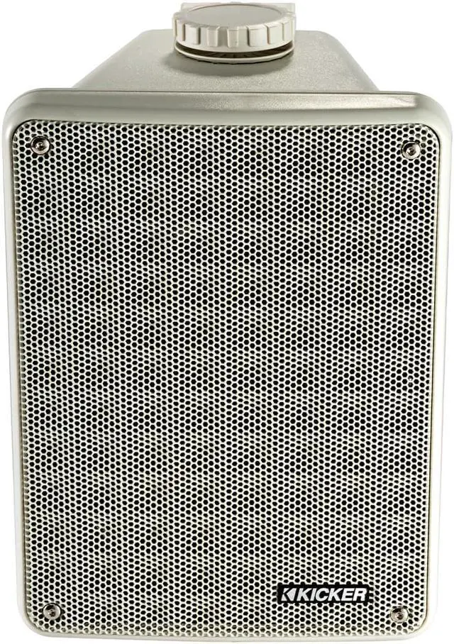 Alt view image 9 of 20 - Kicker 46KB6G KB6 Outdoor/Indoor Speakers - Gray