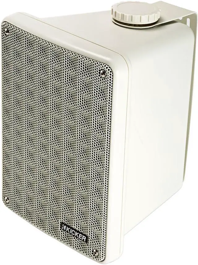 Alt view image 10 of 20 - Kicker 46KB6G KB6 Outdoor/Indoor Speakers - Gray