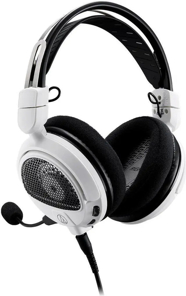 Alt view image 3 of 18 - Audio Technica High-Fidelity Open Back Gaming Headset - White