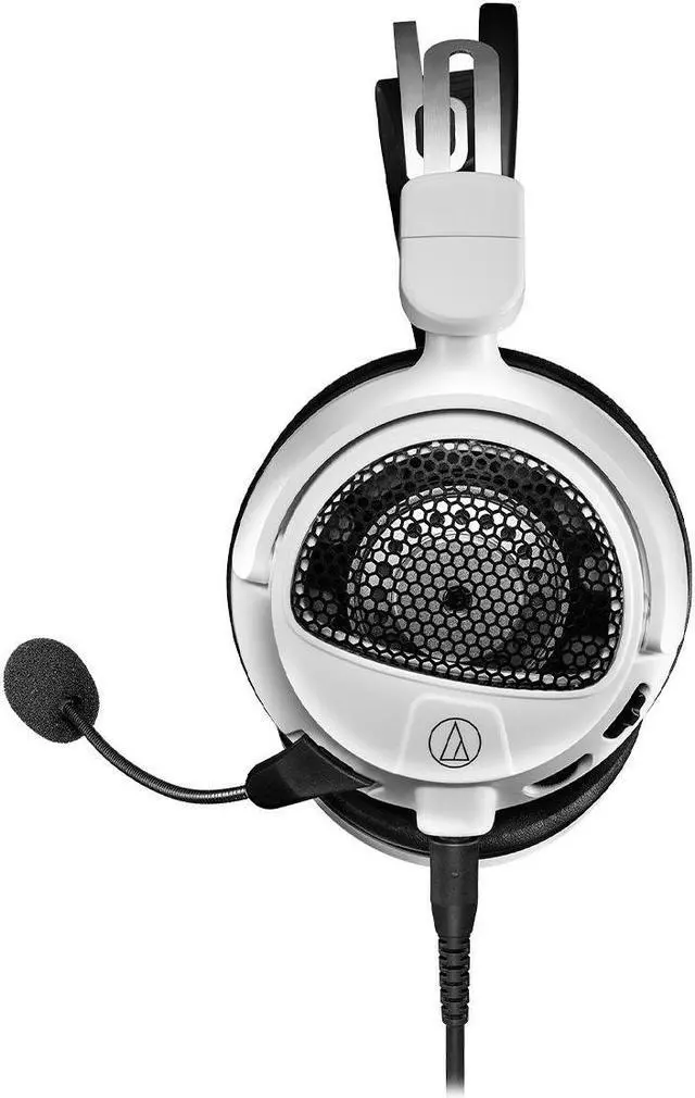 Alt view image 4 of 18 - Audio Technica High-Fidelity Open Back Gaming Headset - White