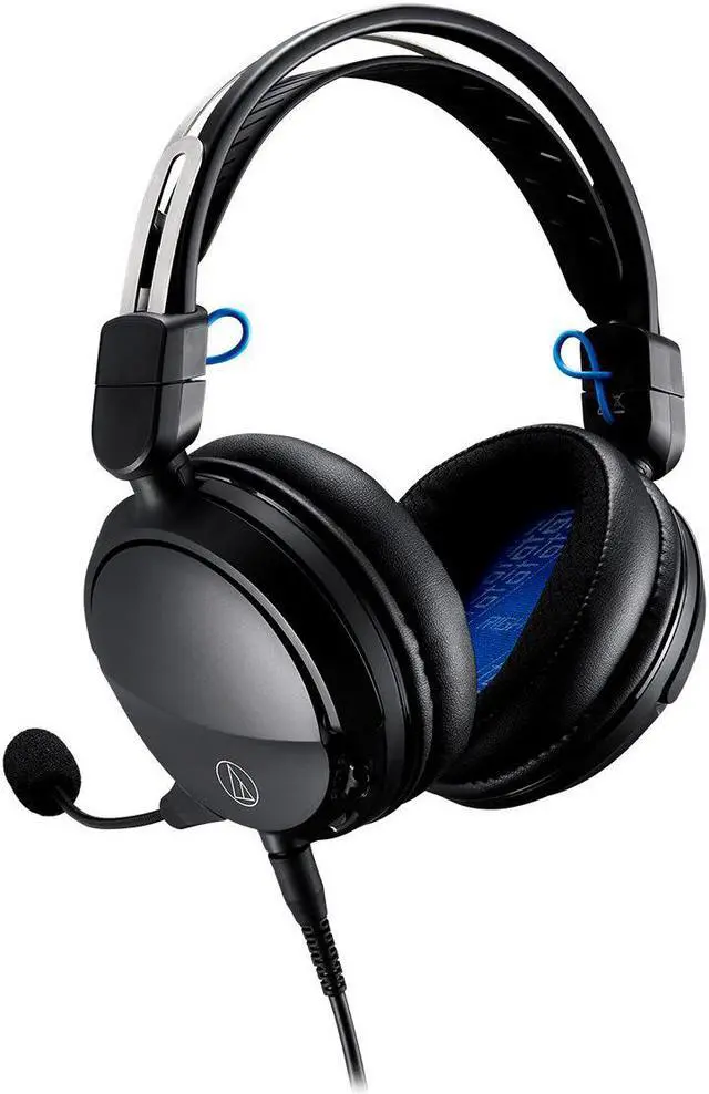 Alt view image 3 of 14 - Audio Technica High Fidelity Closed Back Gaming Headset - Black