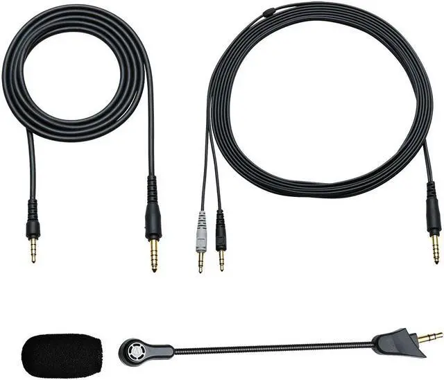 Alt view image 7 of 14 - Audio Technica High Fidelity Closed Back Gaming Headset - Black