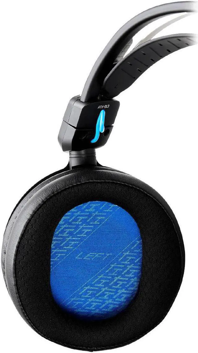 Alt view image 6 of 14 - Audio Technica High Fidelity Closed Back Gaming Headset - Black
