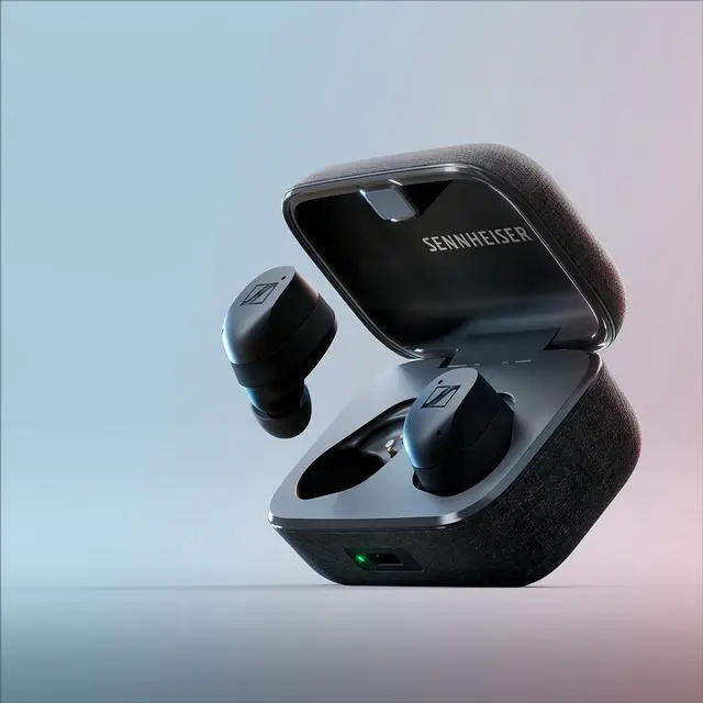 Alt view image 6 of 10 - Sennheiser Momentum True Wireless 3 Earbuds (Black)