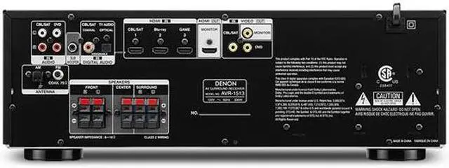 Alt view image 3 of 4 - Denon AVR-1513 Home Theater AV Surround Receiver