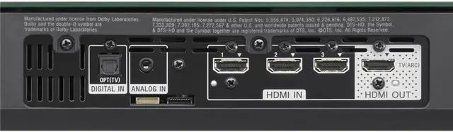 Alt view image 4 of 8 - Sony HT-XT1 2.1-Channel TV Sound System with Built-In Subwoofer (Black)