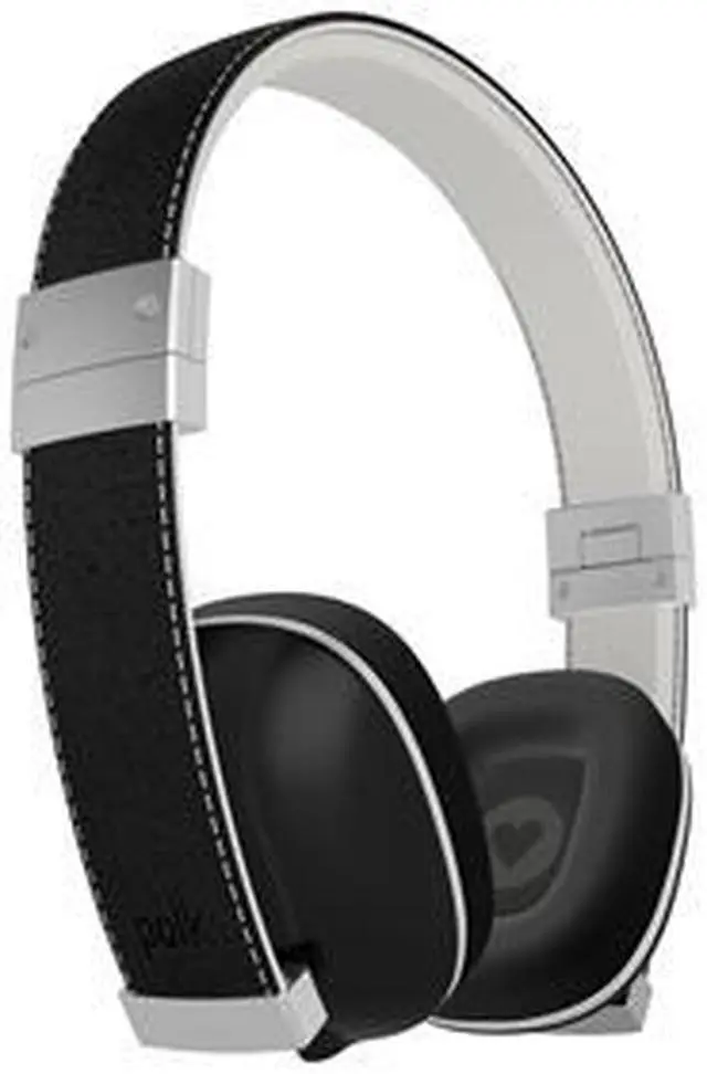 Main image of Polk Audio Hinge On-Ear Headphones with 3-Button Apple Control and Mic (Black)