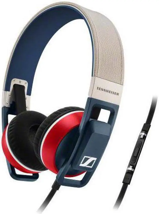 Main image of Sennheiser Urbanite On-Ear Headphones with iPhone Controls (Red/Blue)