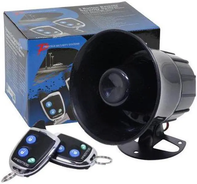 Alt view image 4 of 15 - Audiovox APS25 Car Alarm Vehicle Security System