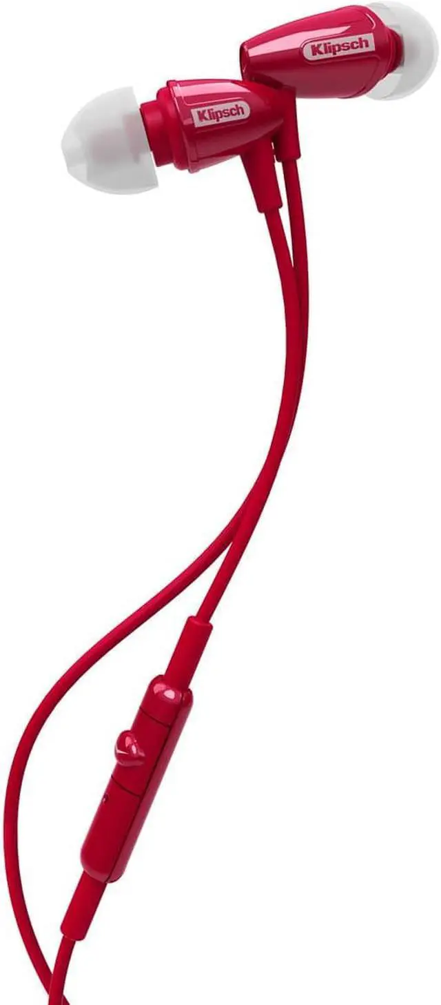 Alt view image 10 of 10 - Klipsch S3m In-Ear Headphones Red