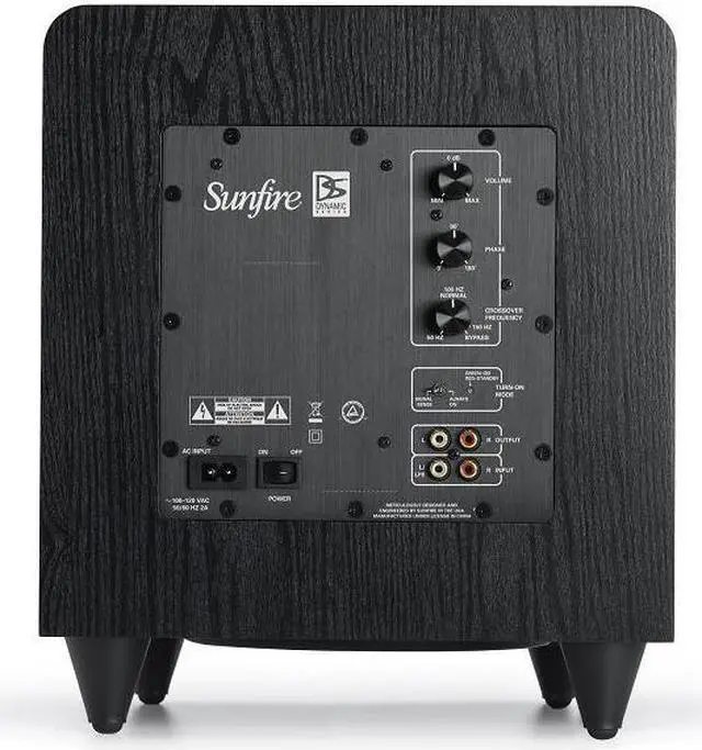 Alt view image 5 of 19 - Sunfire SDS-10 Dynamic Dual Driver Powered Subwoofer (Black Ash)