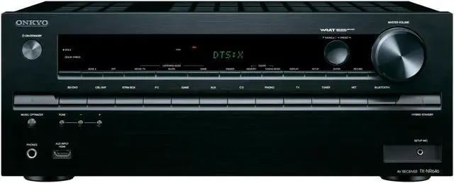 Alt view image 12 of 12 - Onkyo TX-NR646 7.2 Network Ch A/V Receiver with Wi-Fi & Bluetooth