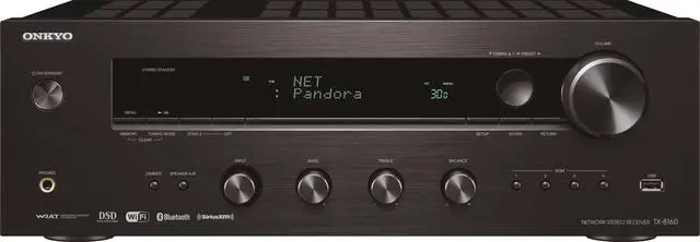 Alt view image 5 of 7 - Onkyo TX-8160 Network Stereo Receiver with Built-In Wi-Fi & Bluetooth