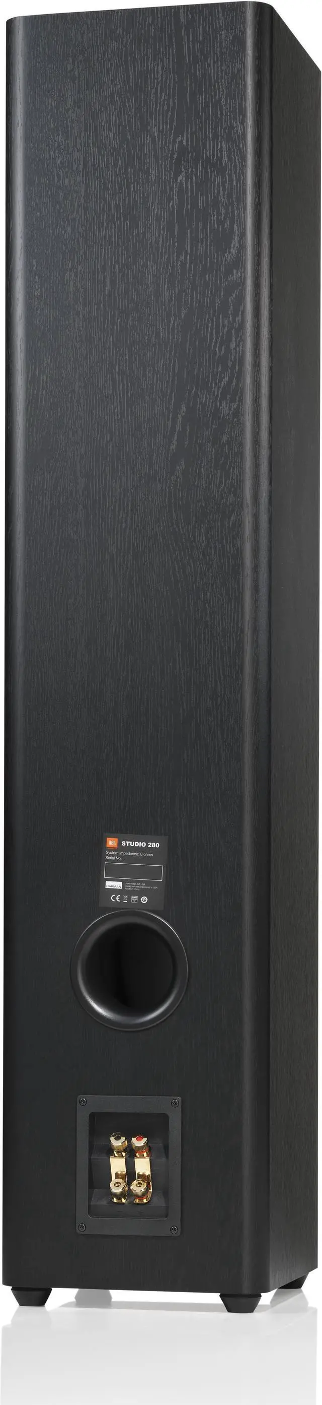 Alt view image 2 of 8 - JBL Studio 280 3-Way Floorstanding Speaker - Each (Black)
