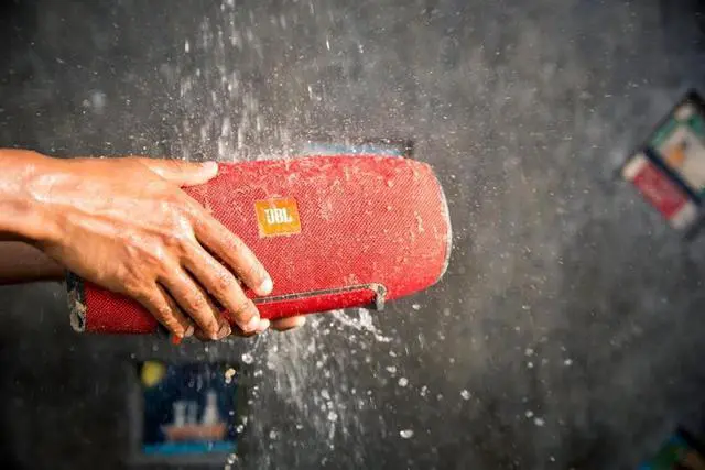 Alt view image 7 of 15 - JBL Xtreme Portable Wireless Bluetooth Speaker (Red)