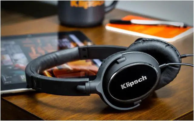 Alt view image 3 of 10 - Klipsch Reference R6i On-Ear Headphones With In-Line Mic (Black)