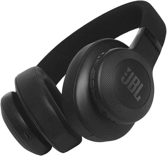Alt view image 12 of 18 - JBL E55BT Over-ear Wireless Headphones (Black)