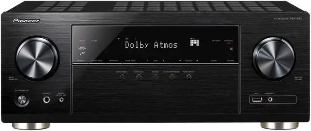 Alt view image 5 of 8 - Pioneer VSX-932 7.2-Channel Network AV Receiver with Ultra HD Pass-through with HDCP 2.2