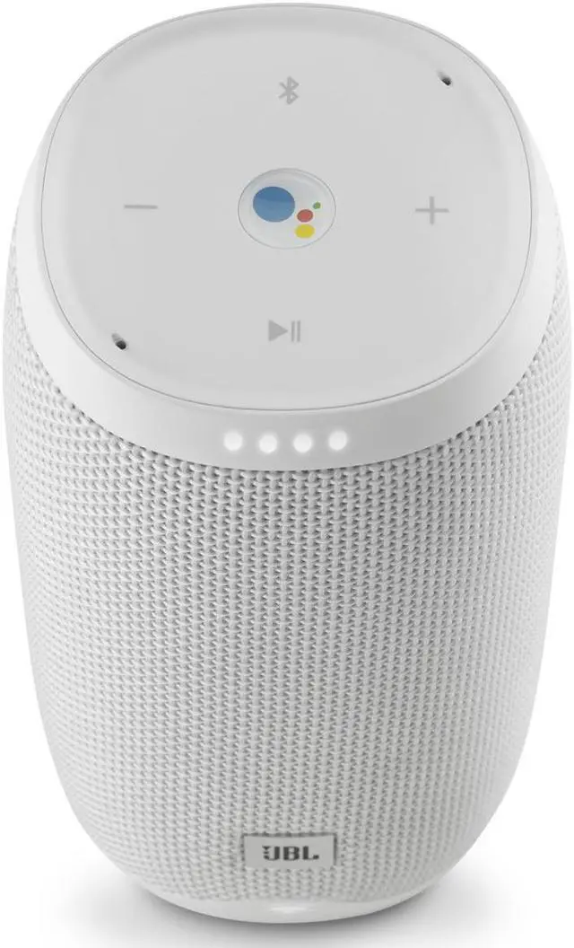 Alt view image 4 of 20 - JBL LINK 10 Voice-activated Portable Speaker (White)