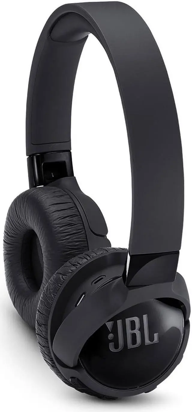 Alt view image 3 of 16 - JBL T600BTNC Wireless On-Ear Active Noise-Cancelling Headphones with Built-In Remote and Microphone (Black)