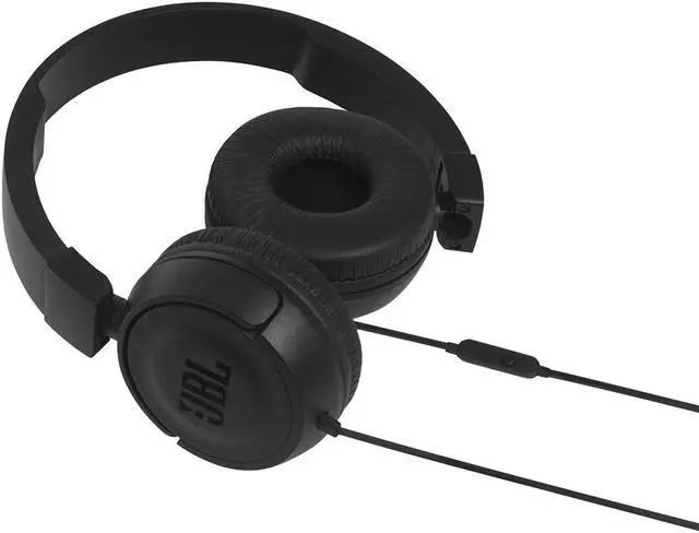 Alt view image 5 of 17 - JBL T450BT Wireless On-Ear Headphones with Built-In Remote and Microphone (Black)