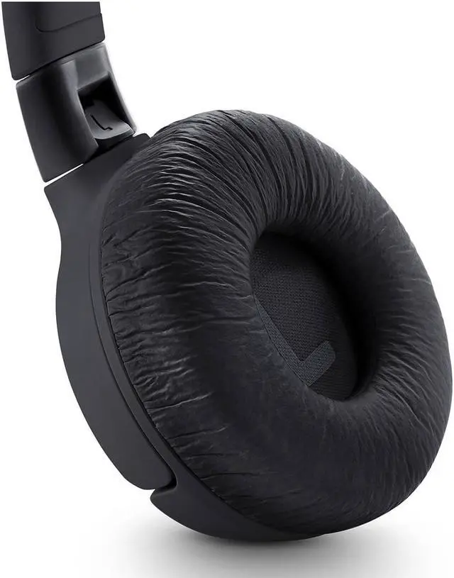 Alt view image 6 of 16 - JBL T600BTNC Wireless On-Ear Active Noise-Cancelling Headphones with Built-In Remote and Microphone (Black)
