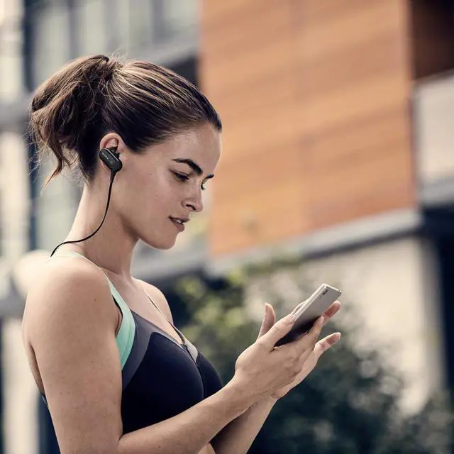 Alt view image 11 of 20 - Sony MDRXB50BS/B Wireless, In-Ear, Sports Headphone, Black
