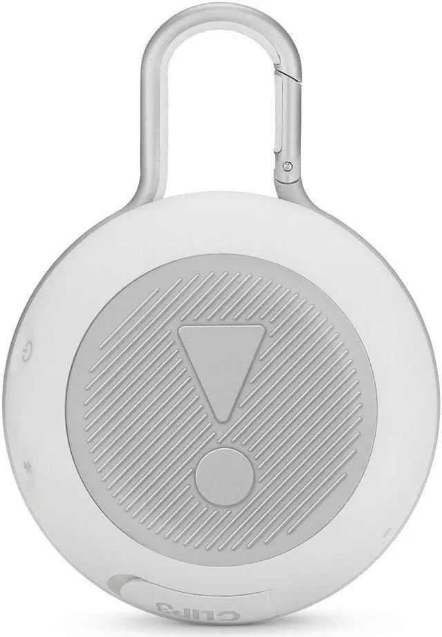 Alt view image 9 of 20 - JBL Clip 3 Portable Bluetooth Waterproof Speaker (White)