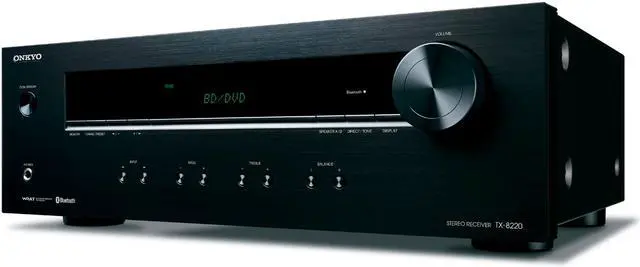 Alt view image 11 of 18 - Onkyo TX-8220 Analog Home Audio/Video Stereo Receiver (Black)