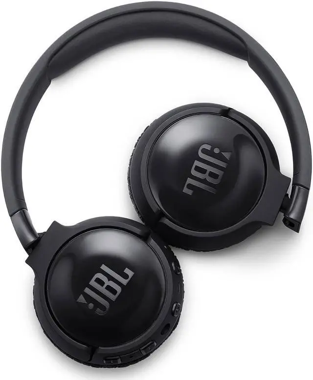 Alt view image 4 of 16 - JBL T600BTNC Wireless On-Ear Active Noise-Cancelling Headphones with Built-In Remote and Microphone (Black)