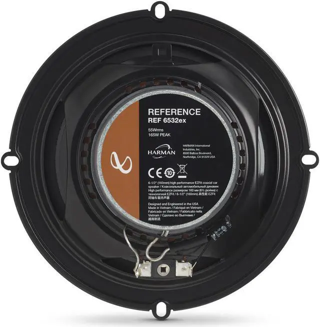 Alt view image 2 of 6 - Infinity REF 6532ex 6-1/2" 2-Way Shallow-Mount Coaxial Speakers