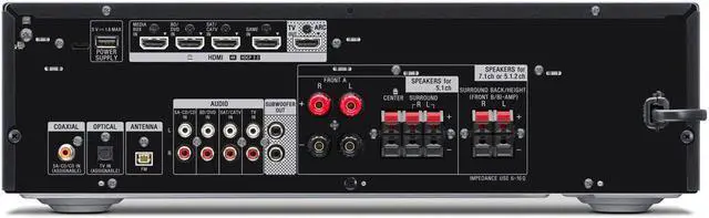Alt view image 4 of 20 - Sony STR-DH790 7.2-ch Surround Sound Home Theater AV Receiver: 4K HDR, Dolby Atmos & Bluetooth Black